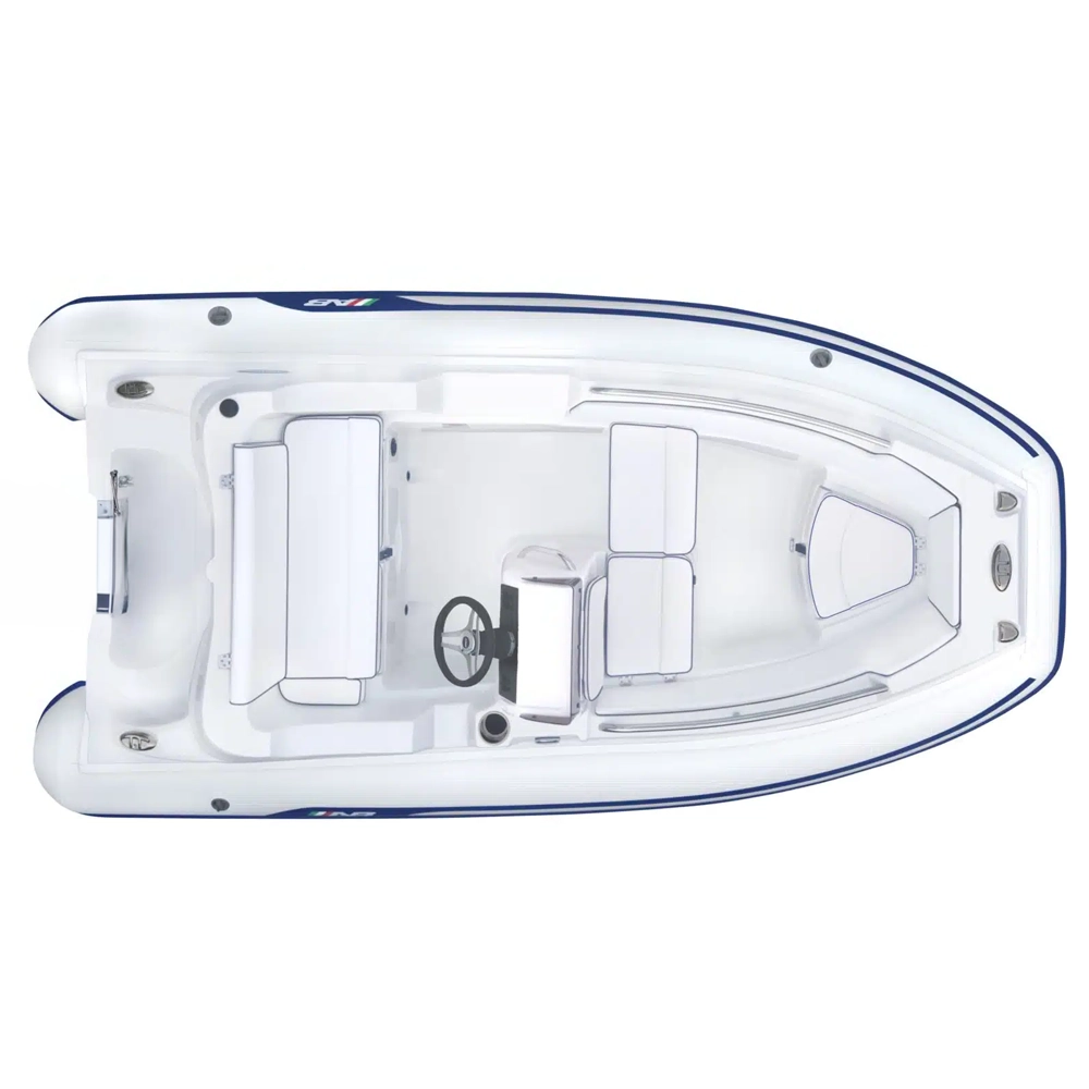 12 DLX NAUTILUS - DINGUI INFLABLE - CASCO DE FIBRA DE VIDRIO - AB INFLATABLES