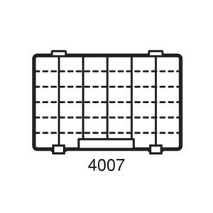 4007 FLAMBEAU CAJA PARA PESCA TRANSPARENTE