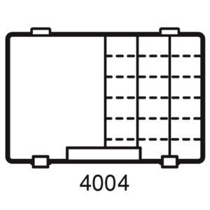 4004 FLAMBEAU CAJA PARA PESCA TRANSPARENTE