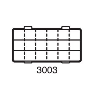 3003 FLAMBEAU CAJA PARA PESCA TRANSPARENTE