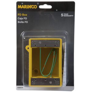 6083CR MARINCO CAJA AMARILLA DE FIBRA DE VIDRIO