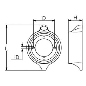 CM875812Z ÁNODO DE ZINC VOLVO® PROPELA