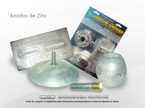 CMZ01BSZ ZINC HULL ANODE ZL