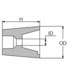 CMAN225 ÁNODO DE ZINC BENETEAU® 22/25MM