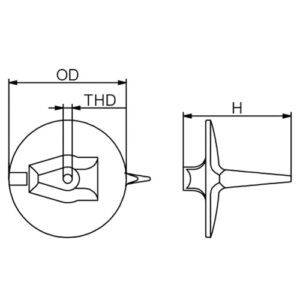 CM61A4537100  ÁNODO DE ZINC 200-250