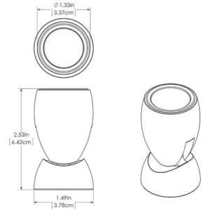 111810 GAI2 LUZ POSICIONABLE - LED BLANCO CALIDO REGULABLE