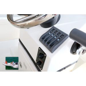 4374 PANEL DE INTERRUPTORES CON BOTONES DE RESETEO - 4 POSICIONES - CIRCUITO CLB - BLUE SEA SYSTEMS