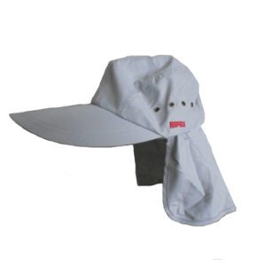 43GORAMARG GORRA CON PROTECTOR DE CUELLO REMOVIBLE- COLOR GRIS  - 100% POLESTER - RAPALA