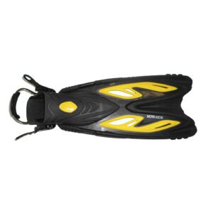 12853 ALETAS VAPOR – TALLA GRANDE/EXTRA GRANDE– COLOR NEGRO CON AMARILLO – BODY GLOVE