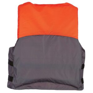 120000-200-XXX-15 CHALECO SALVAVIDAS PEPIN PARA ADULTO - COLOR GRIS/NARANJA - ONYX