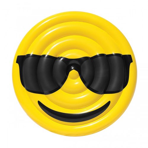 54-3016 FLOTADOR PARA ALBERCA – CON DISEÑO DE EMOJI CHICO COOL - SPORTSSTUFF