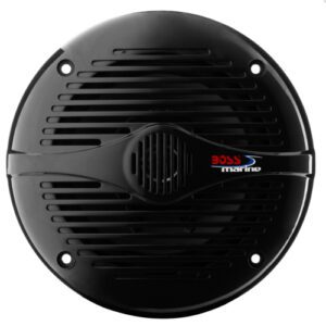 BOCINA MARINA MARCA BOSS MOD. MR60  200W 6 1/2"  2 WAY NEGRAS  (PAR).