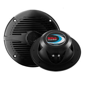 BOCINA MARINA MARCA BOSS MOD. MR60  200W 6 1/2"  2 WAY NEGRAS  (PAR).