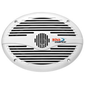 BOCINA MARINA MARCA BOSS MOD. MR690 HIGH 350W 6" X 9" BLANCAS.