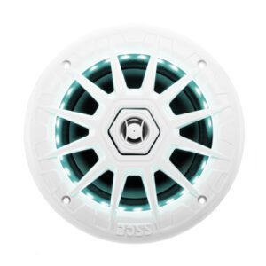 MRGB65S PAR DE BOCINAS MARINAS DE DOS VIAS DE 6.5” – 200 WATT – COLOR PLATEADO – BOSS MARINE [CLONE]
