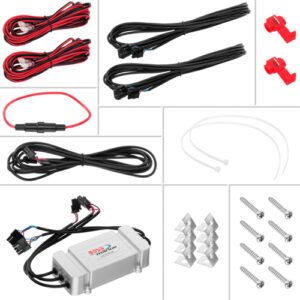 MRGB65S PAR DE BOCINAS MARINAS DE DOS VIAS DE 6.5” – 200 WATT – COLOR PLATEADO – BOSS MARINE [CLONE]