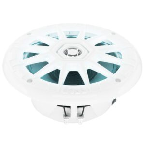 MRGB65S PAR DE BOCINAS MARINAS DE DOS VIAS DE 6.5” – 200 WATT – COLOR PLATEADO – BOSS MARINE [CLONE]