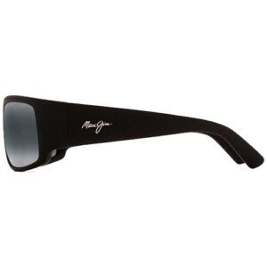 266-02MR LENTES DE SOL WORLD CUP - ARMAZÓN NEGRO MATE - MICAS DE CRISTAL GRIS - MAUI JIM