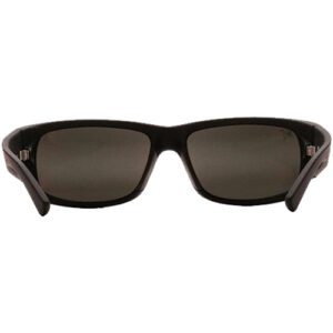 266-02MR LENTES DE SOL WORLD CUP - ARMAZÓN NEGRO MATE - MICAS DE CRISTAL GRIS - MAUI JIM