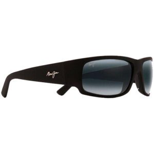 266-02MR LENTES DE SOL WORLD CUP - ARMAZÓN NEGRO MATE - MICAS DE CRISTAL GRIS - MAUI JIM