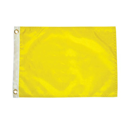 78261 BANDERA COLOR AMARILLO 12" X 18" - SEACHOICE
