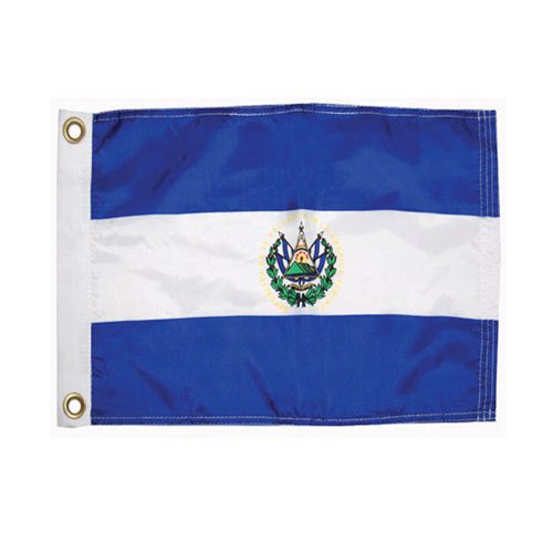 93188 BANDERA  EL SALVADOR 12X18