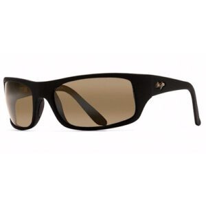 H202-2M LENTES DE SOL PEAHI - ARMAZÓN NEGRO MATE - MICAS HCL® COLOR BRONCE - MAUI JIM