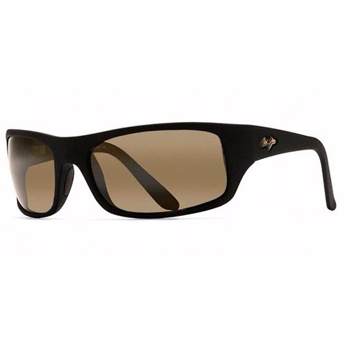H202-2M LENTES DE SOL PEAHI - ARMAZÓN NEGRO MATE - MICAS HCL® COLOR BRONCE - MAUI JIM