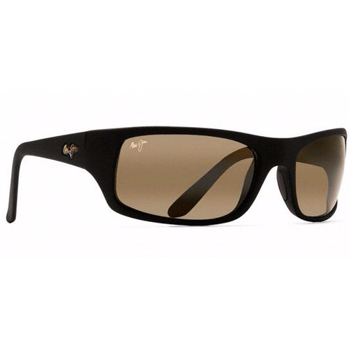 H202-2M LENTES DE SOL PEAHI - ARMAZÓN NEGRO MATE - MICAS HCL® COLOR BRONCE - MAUI JIM