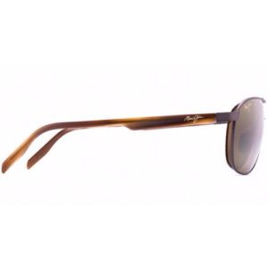 H728-01M LENTES DE SOL CASTLES - ARMAZÓN COLOR CHOCOLATE MATE - MICAS DE CRISTAL COLOR BRONCE - MAUI JIM