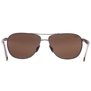 H728-01M LENTES DE SOL CASTLES - ARMAZÓN COLOR CHOCOLATE MATE - MICAS DE CRISTAL COLOR BRONCE - MAUI JIM