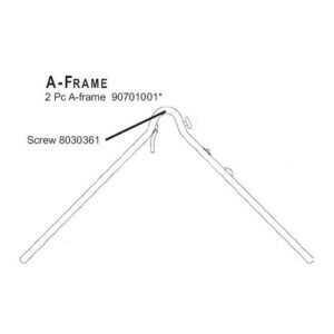 8030361 TORNILLO 5/16-18 X 1-1/4 PARA KAYAK BRAVO - HOBIE CAT