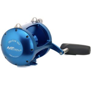 EXW 50/2 CARRETE CONVENCIONAL PARA PESCA - COLOR AZUL - 2V - AVET