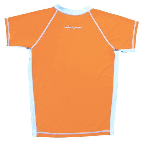 CTLD1093 PLAYERA DE LICRA COLOR NARANJA PARA DAMA - TALLA 2 XL - COAST AND TOWN