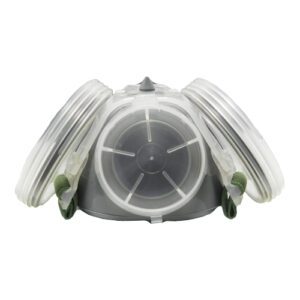 7200-S RESPIRADOR DE MEDIA MÁSCARA CON DOBLE CARTUCHO - TAMAÑO MEDIANO - 3M