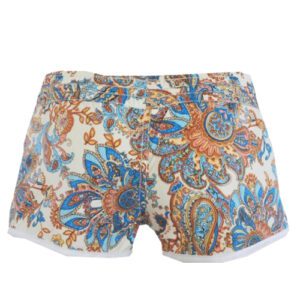 ELD930E SHORT PARA DAMA CON ESTAMPADO FLORAL - COLOR BEIGE - COAST AND TOWN