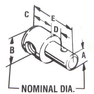 031029 MCRT CONECTOR UNIVERSAL PARA CABLES DE CAJA DE CONTROL - SERIES 3300/33 C - TELEFLEX