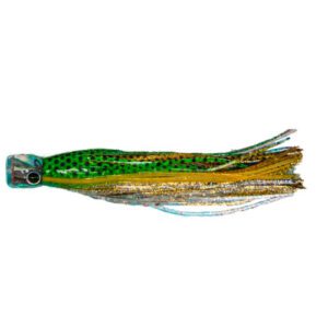 2101 KIT PARA PESCA DE TROLEO ALPHA SNACK PACK CON 4 LURES ARMADOS - PARA DORADO, ATUN Y PICUDO - 150 A 200 LBS - BLACK BART