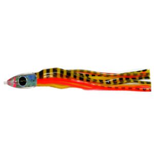 2101 KIT PARA PESCA DE TROLEO ALPHA SNACK PACK CON 4 LURES ARMADOS - PARA DORADO, ATUN Y PICUDO - 150 A 200 LBS - BLACK BART