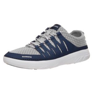 EVABS TENIS PARA PESCA CON SUELA ANTIDERRAPANTE EVAIR BOAT – COLOR GRIS/AZUL – VARIAS TALLAS – SHIMANO