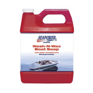 SWS-148 WASH-N-WAX BOAT SOAP WITH COLOR CONDITIONERS – 1 GALON – SEAPOWER