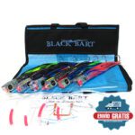 2072 PAQUETE DE 6 LURES ARMADOS - PARA MARLIN AZUL 50 - 80 LBS