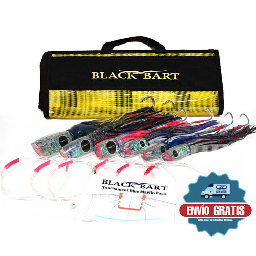 High Speed Wahoo Trolling Lure Set with Bag + Cable Rigged Tuna and Dorado  Lures
