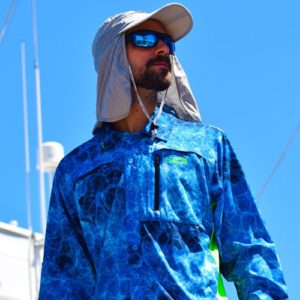 1017181004 CAMISA DE MANGA LARGA CON PROTECCIÓN SOLAR ECLIPSE GUIDE - SERIE PRO - PELAGIC