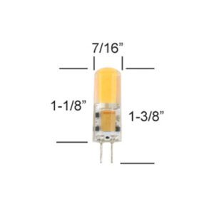 41073P - BULBO LED DE REMPLAZO - COLOR BLANCO FRIO - 12 / 24 VOLTS - SCANDVIK