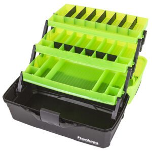 6383FG CAJA DE PESCA MODELO CLASSIC 3 – COLOR NEGRO/Verde – FLAMBEAU