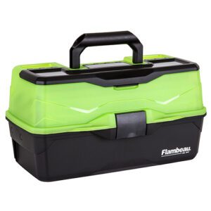 6383FG CAJA DE PESCA MODELO CLASSIC 3 – COLOR NEGRO/Verde – FLAMBEAU