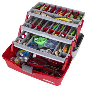 6383TB CAJA DE PESCA MODELO CLASSIC 3 – COLOR ROJO/GRIS – FLAMBEAU