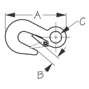 155822 GANCHO DE SEGURIDAD PARA USO GENERAL – ACERO ELECTROGALVANIZADO – SEA DOG