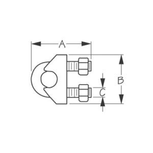 159508 NUDOS DE ACERO INOXIDABLE – DIÁMETRO INTERIOR 11/32” – SEA DOG